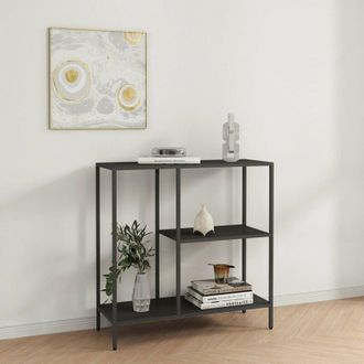 Dmora Consolle Lime, Tavolo multiuso, Mobiletto dappoggio, Scrivania da corridoio, 80x30 h80 cm, Ardesia - Dmora