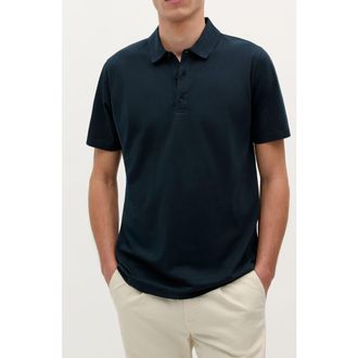 Scalpers Icon Jersey Polo in Navy at Nordstrom, Size Xx-Large Eu