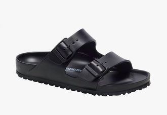 Birkenstock Womens Arizona Essentials Sandal In Black