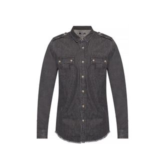 Balmain Cotton Denim -Hemd