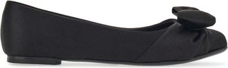 Ferragamo Vara bow-detailing leather ballerinas - women - Fabric/Goat Skin - 9.5C - Black