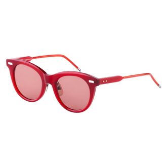 Thom Browne Acetate Cat-eye Zonnebril - unisex - Accessoires - Rood - Maat: 49 MM