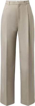 Drykorn Hardly Wijde Broek - Dames - Broeken - Beige - Maat: W27 L34 Wol