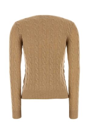 Polo Ralph Lauren Cable-Knit Wool-Blend Sweater - Beige