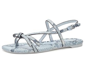 Kate Spade New York Loop Flat Sandals Womens Sandals Pale Sapphirine : 8.5 M, Leather