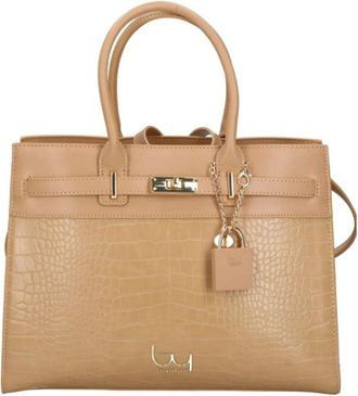 Byblos Tassen, Dames, Beige, ONE Size, Leer, Lily Bag