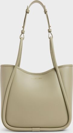 Charles & Keith Mini Lyla Tubular Tote Bag