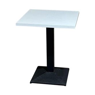 Regalos Miguel Mesas Auxiliares - Mesa Kuat Black 60 Cm - Blanco