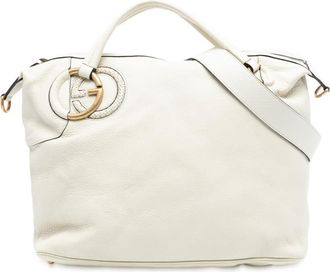 Gucci Pre-owned Gucci Leather Twill Satchel 0GXADA14PZVHUXSH