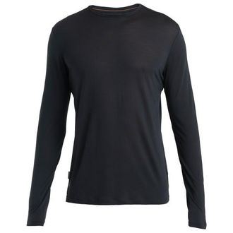 Icebreaker Merino 125 Cool-Lite Sphere III L/S Tee Merinoshirt f&uuml;r Herren | schwarz