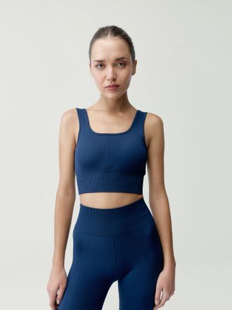 Born Living Yoga Top Idara Sailor Blue