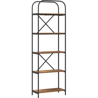 vidaXL Bookshelf Old wood 60 x 30 x 183 cm Engineered wood vidaXL