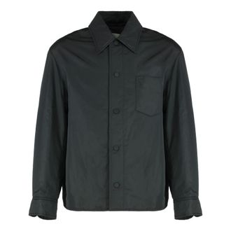 Ami Jassen, Heren, Zwart, L, Nylon, Gewatteerd Nylon Overshirt