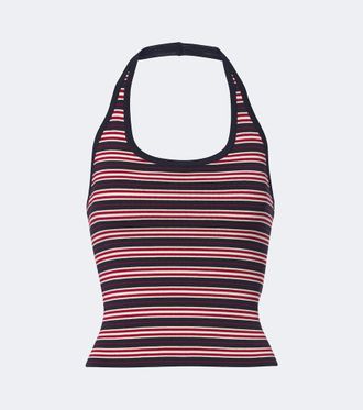 Faithfull The Brand Dorris striped cotton-blend top