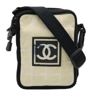Chanel Pre-owned Cross Body Bags, female, Beige, Size: ONE SIZE Pre-owned Sport Line Nylon 2way Shoulder Bag