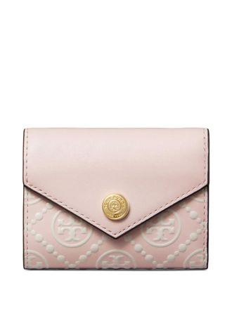 Tory Burch T-monogram envelope wallet - Pink