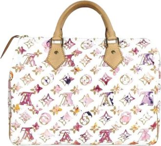 Louis Vuitton Pre-owned Boston Bag - Dames - Vintage Handtas - Veelkleurig - ONE Size - Leer - Vintage