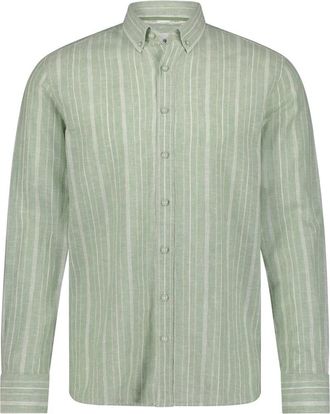 State of Art Stijlvol Overhemd - Heren - Casual Overhemden - Groen - M - Overhemden