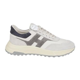 Hogan Hyperlight Sneakers - Heren - Sneakers - Wit - 41 1/2 EU - Leer - Schoenen