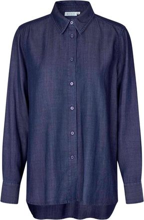 Masai Denim Shirt - Dames - Spijkeroverhemden - Blauw - S - Denim - Overhemden