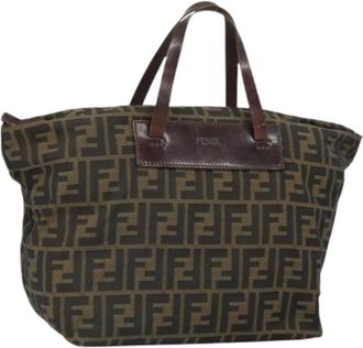 Fendi Pre-owned Tote Bags, female, Brown, Size: ONE SIZE Pre-owned Vintage Tote Bag