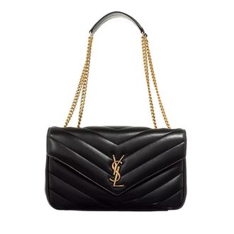 Saint Laurent Crossbody Bags - LouLou Medium - black - Crossbody Bags for ladies