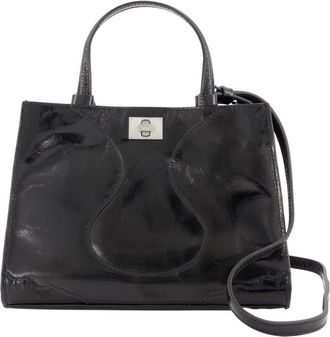 Zadig&Voltaire Jack Nano Vintage Patent Bag - Dames - Handtassen - Zwart - ONE Size - Leer - Tassen