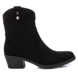 Xti Womens Cowboy Booties In Black