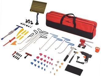 vidaXL Set Reparaci&oacute;n De Abolladuras Sin Pintura Acero Inox 80 Piezas Vidaxl