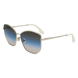 Victoria Beckham Gold Metal Womens Sunglasses