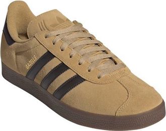 adidas Gazelle Indoor Sneaker in Beige/Dark Brown/Gold at Nordstrom, Size 9.5