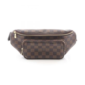 Louis Vuitton Brown Ebene Coated Canvas Pvc Damier Canvas Leather Fanny Pack Sling Bag (Pre-Owned)