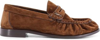 Saint Laurent Loafers, female, Brown, Size: 9 US Le Loafer Supple