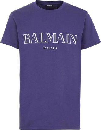 Balmain Hombre, Camisetas, Azul, Talla: M