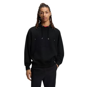 HUGO BOSS Hugo Unisex Doland-hoodie voor volwassenen (Zwart)