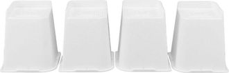 OEM 4 Piezas De Elevadores Para Muebles, Elevadores De 6 Pulgadas, Elevadores De Cama, Elevador Trapezoidal En Forma De L, Superficie Antideslizante, Exte