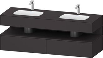 Duravit Qatego Lavabo Encastrado Con Base De Lavabo Consola, - Duravit