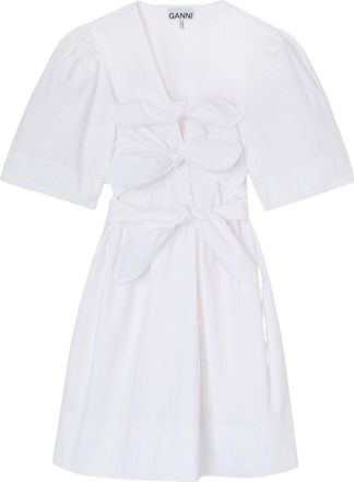 Ganni Minivestido Ganni de algod&oacute;n org&aacute;nico