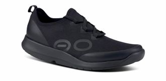 Oofos Womens Oomg Sport Lace Slip-On Shoe In Black