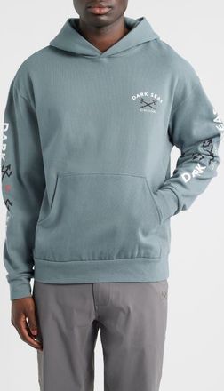 Dark Seas Headmaster V3 Graphic Hoodie in Blue Magic at Nordstrom, Size Xx-Large