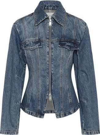 Gestuz Denim Jassen - Dames - Spijkerjassen - Blauw - 2XL - Denim - Jassen
