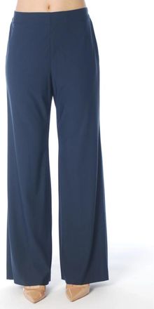 Caliban Pantalone in tessuto tecnico no stiro - Dames - Wijde Broeken - Blauw - 2XL - Broeken