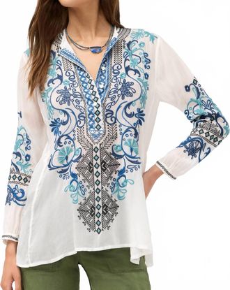 Johnny Was Romilly Tunic In White