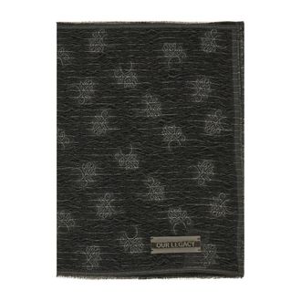 Our Legacy Ornate Sjaal - Heren - Accessoires - Zwart - Maat: ONE Size Katoen