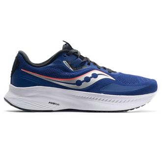Saucony Guide 15 Textile Synthetic Mens Lace Up Trainers - Sapphire Black - Size:UK 10.5