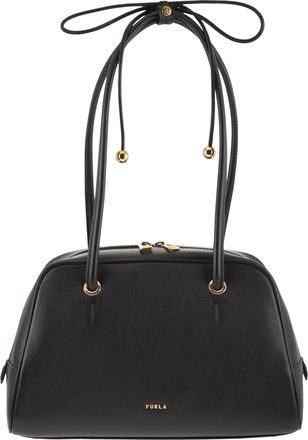 Furla Poppy M - Tas met handvat aan de bovenkant van generfd leer
