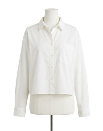 Z Supply Lisette Poplin Top In White