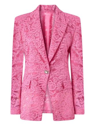 Pinko lace single-breasted jacket
