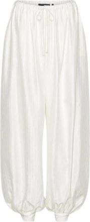 Rotate Balloon Pants - Dames - Wijde Broeken - Wit - S - Katoen - Broeken