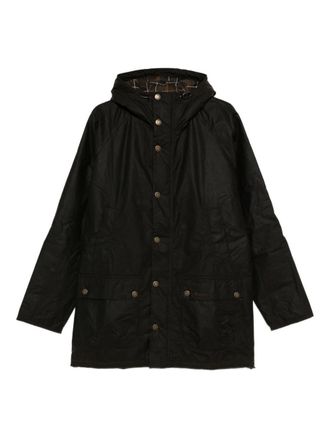 Barbour Green Bedale Parka With Pockets